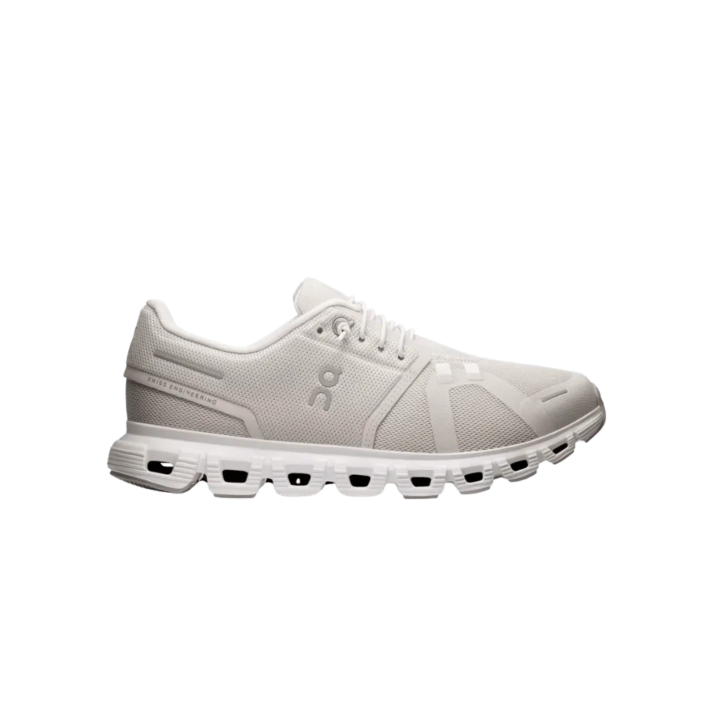 On Running Cloud 6 Wide Pearl White