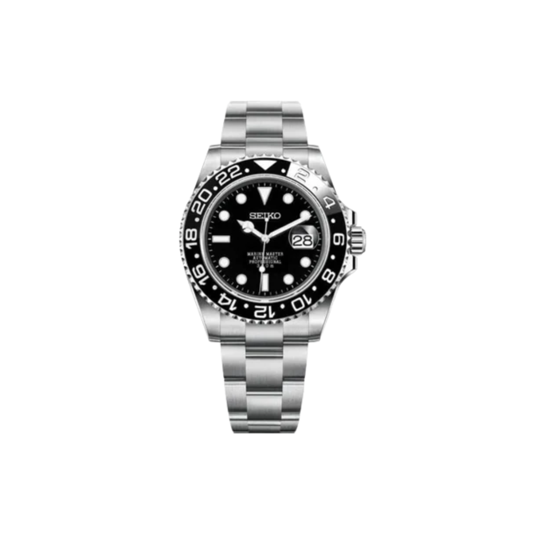 Seiko mod Bruce Wayne Special Edition GMT