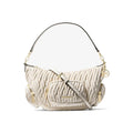 Michael Kors Merritt Matelasse Convertible Crossbody Bag Lt Cream