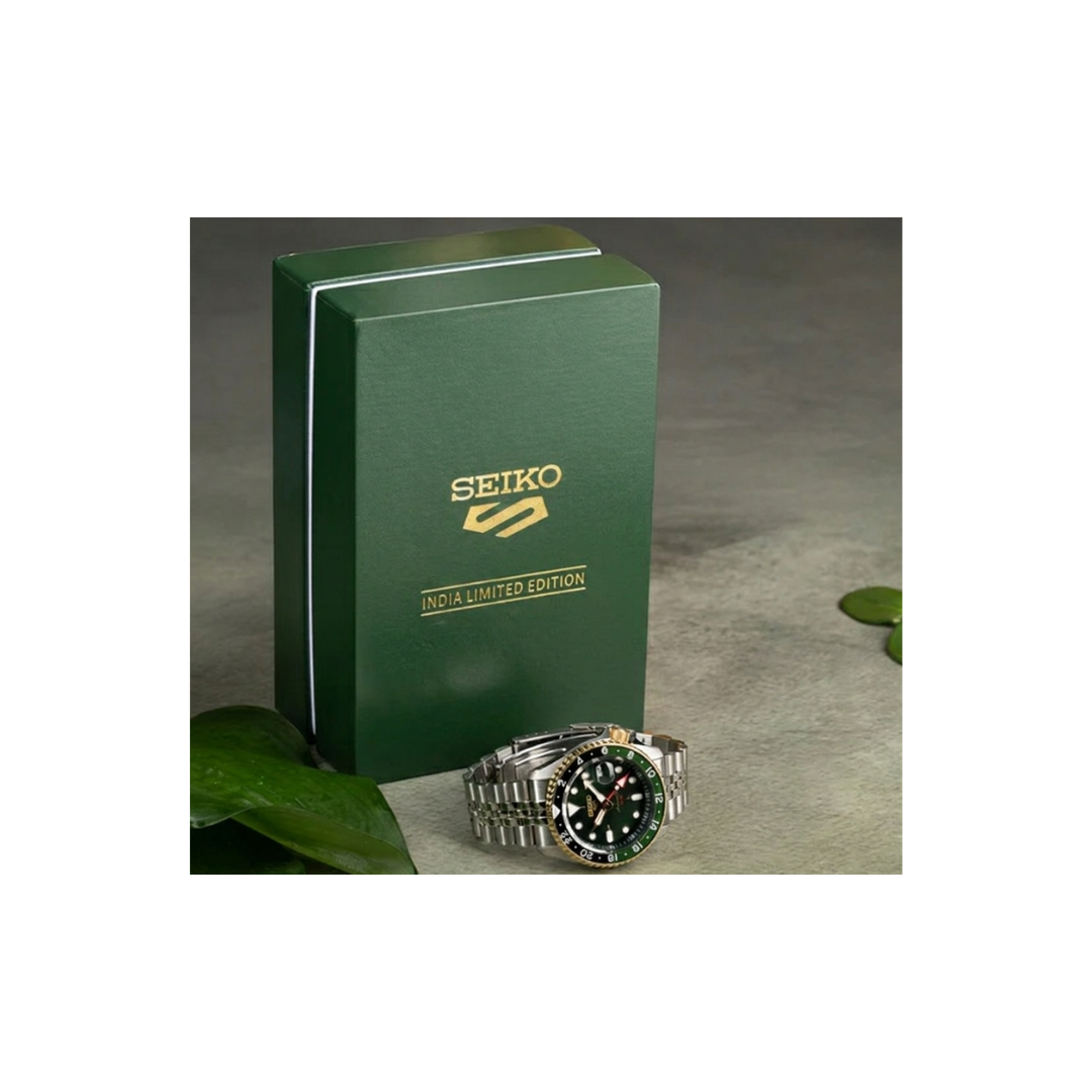 Seiko 5 Sports Forest Green Sunrise - India Limited Edition GMT 42.5 mm