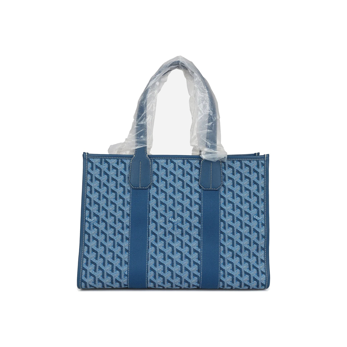 Goyard Goyardine Jacquard Ocean Blue Villette PM Bag