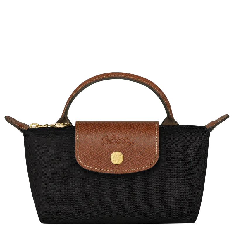 Longchamp Le Pliage Original Pouch with handle Black