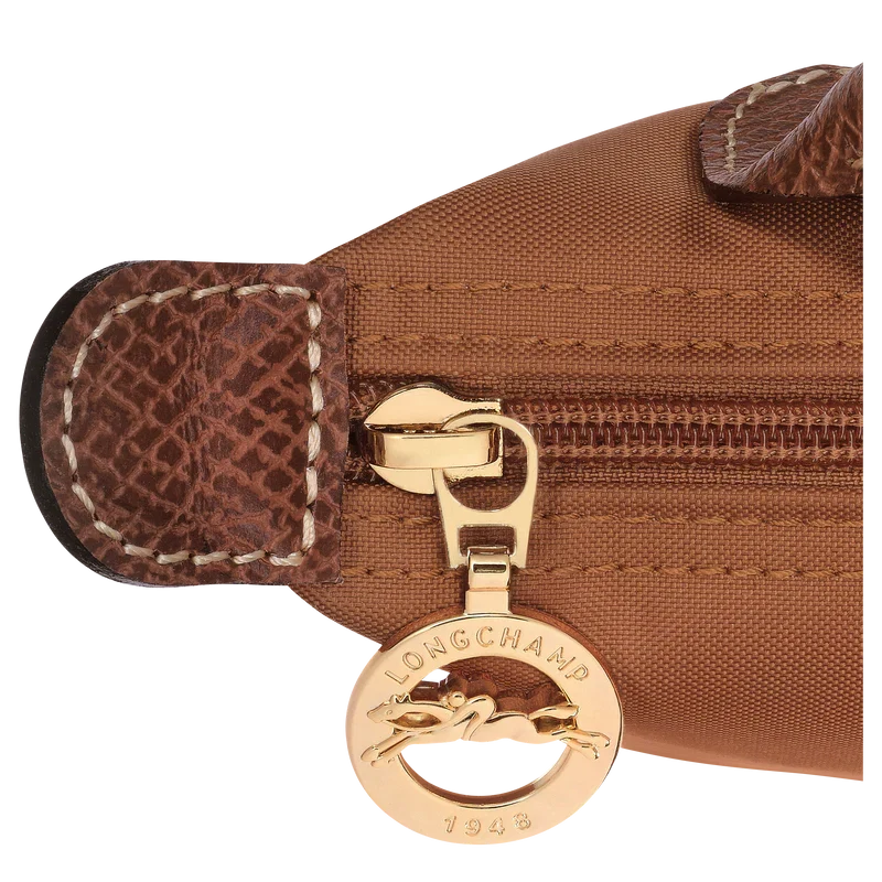 Longchamp Le Pliage Original Pouch with handle Cognac