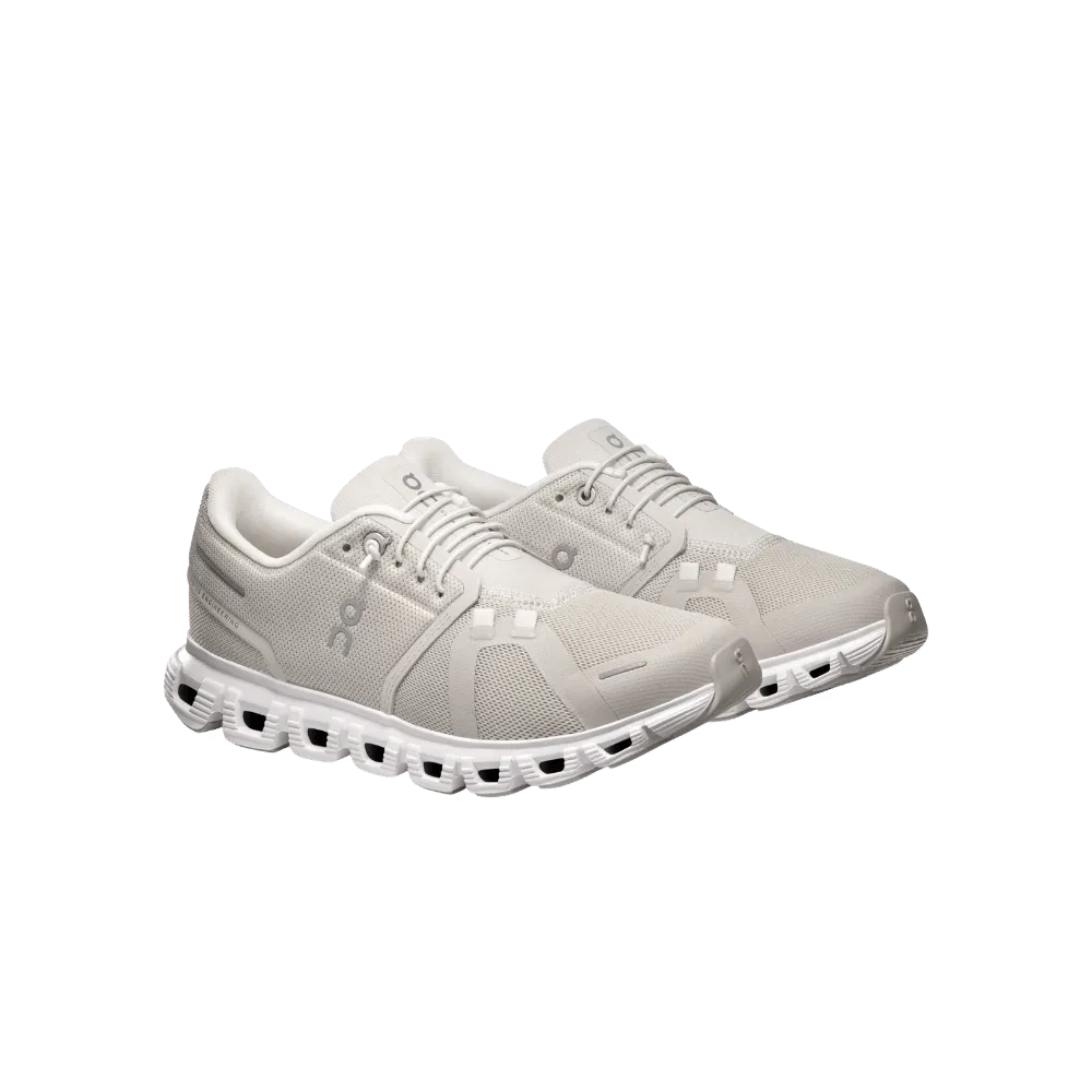 On Running Cloud 6 Wide Pearl White