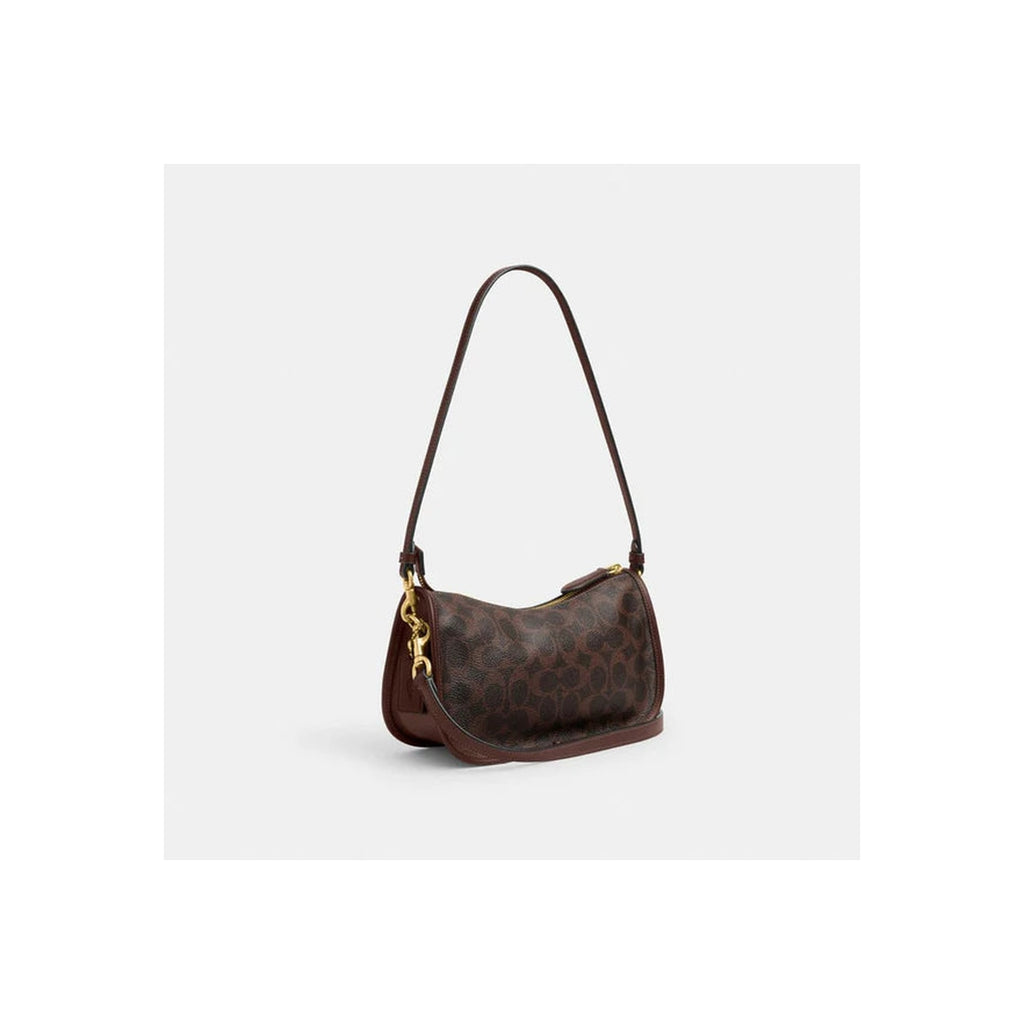 Coach Waverly Bag In Signature Canvas Brass Maple