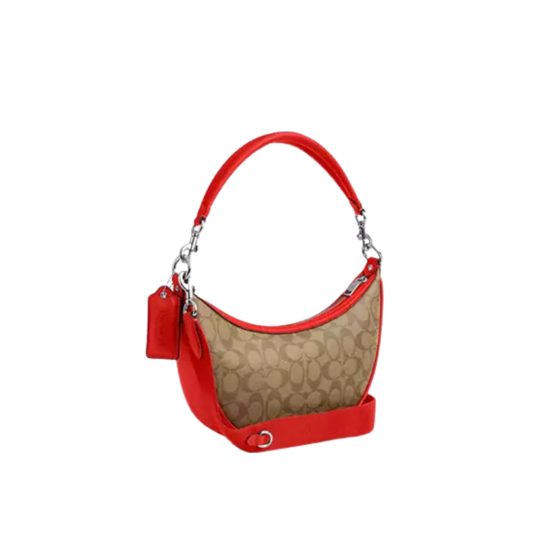 Aria Shoulder Bag In Signature Canvas