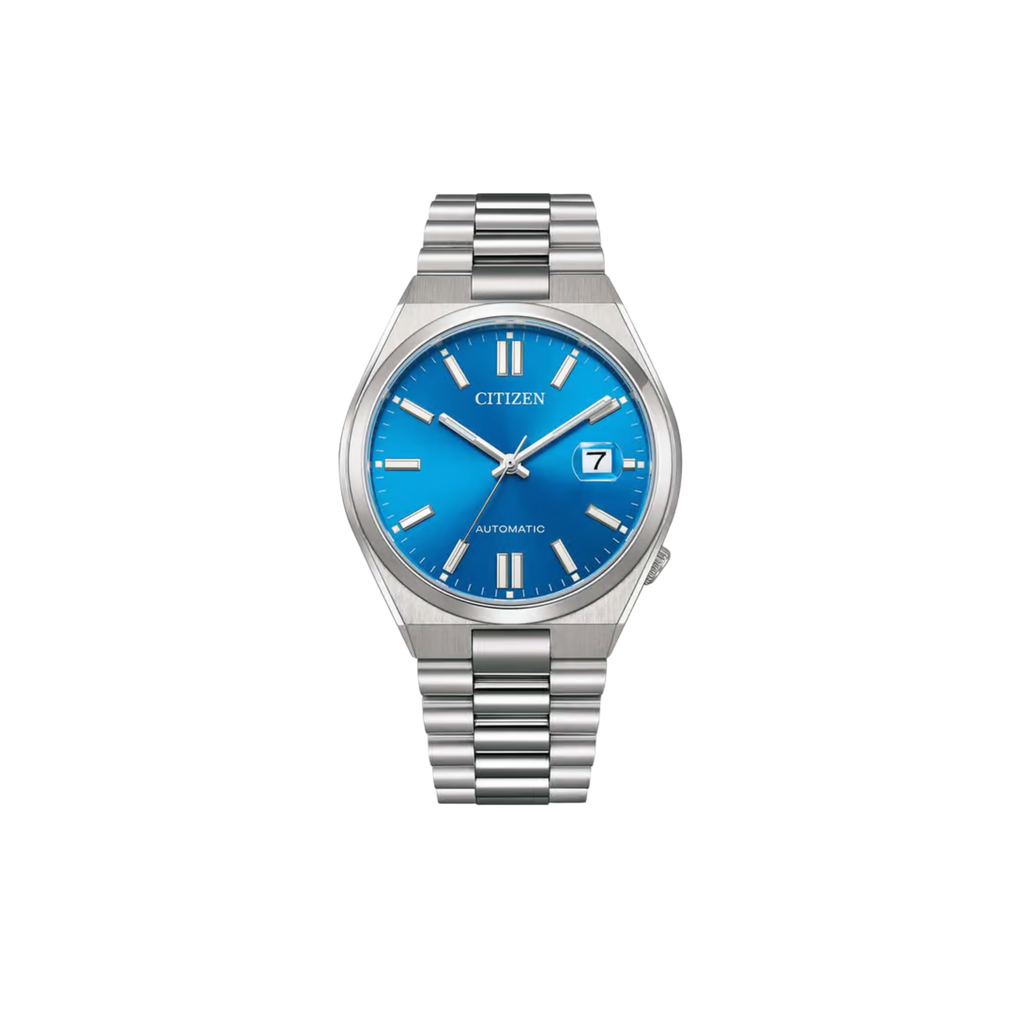 Citizen Tsuyosa Collection Men's Blue Analog Stainless Steel Watch NJ0158-89L