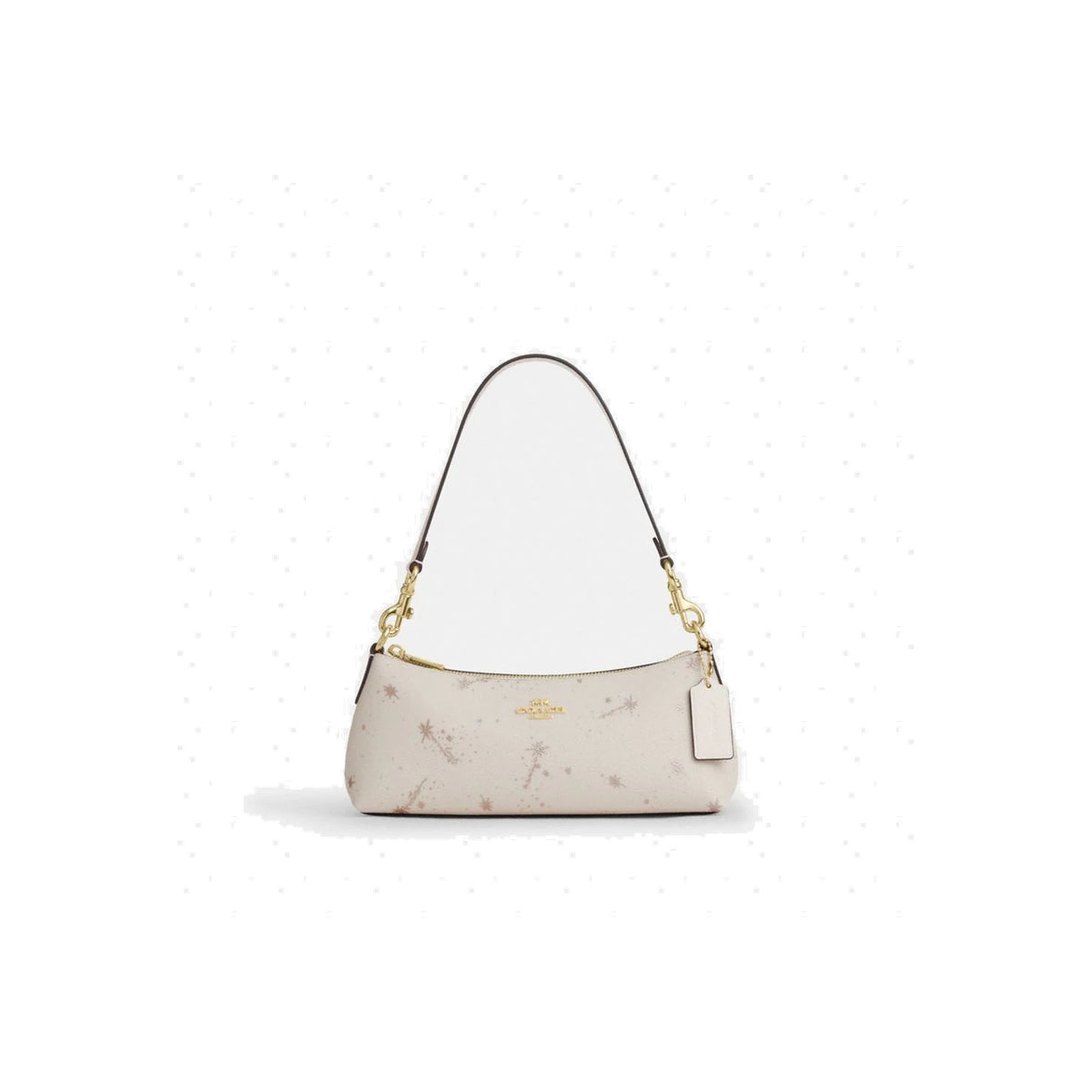 Coach Charlotte Shoulder Bag With Star Print Gold Chalk Multi