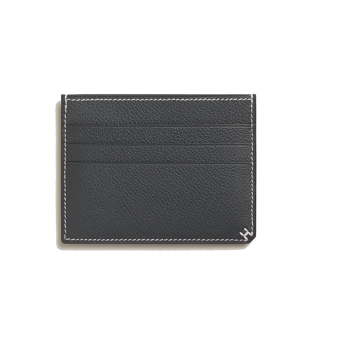 Hermes H Sellier Card Holder Noir