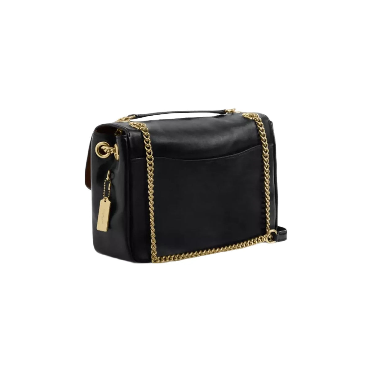 Coach Elodie Crossbody Bag In Signature Canvas in Gold Walnut Black