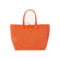 Goyard Anjou PM Orange Goyardine Canvas Palladium Hardware