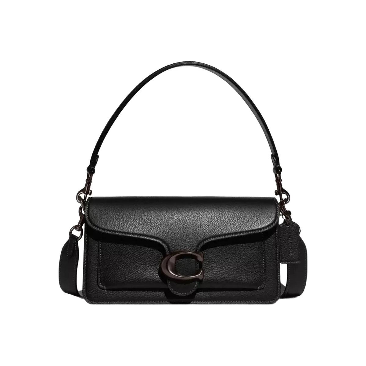 Coach Tabby Shoulder Bag 26 in Pewter Black