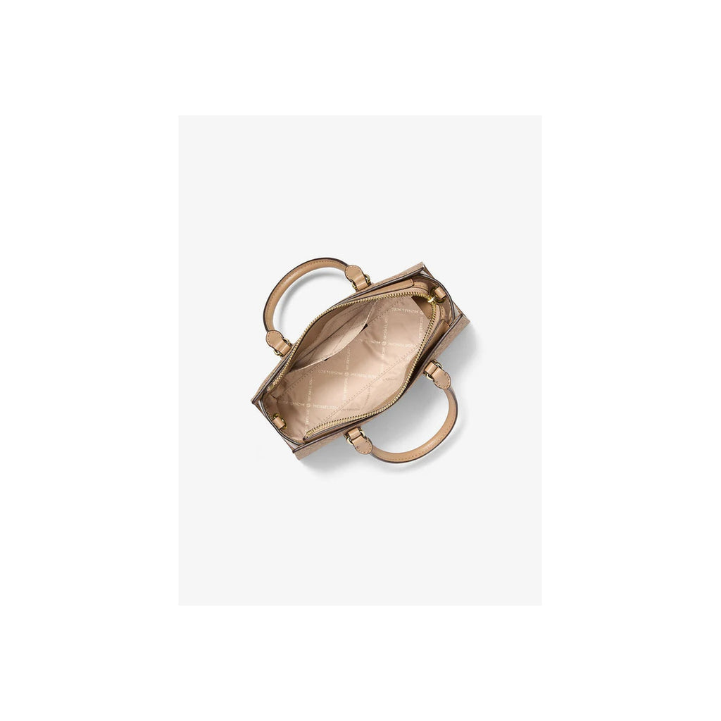 Michael Kors Arden Small Signature Logo Messenger Bag Camel