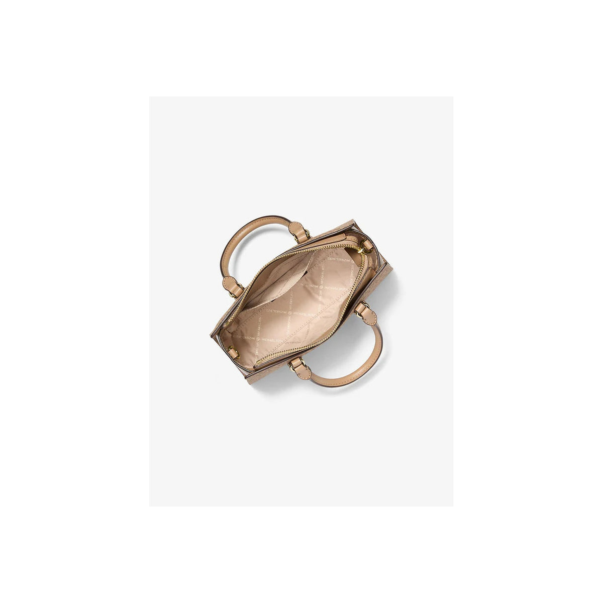 Michael Kors Arden Small Signature Logo Messenger Bag Camel