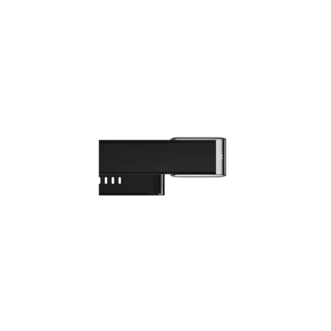 Whoop 5.0 Leatherluxe Straight Black/Cream With Titanium Band (12 Month Peak Subscription Included)