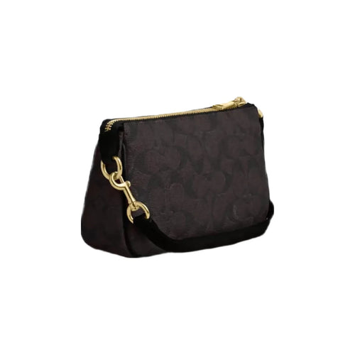 Coach Nolita 19 In Signature Canvas in Gold Walnut Black
