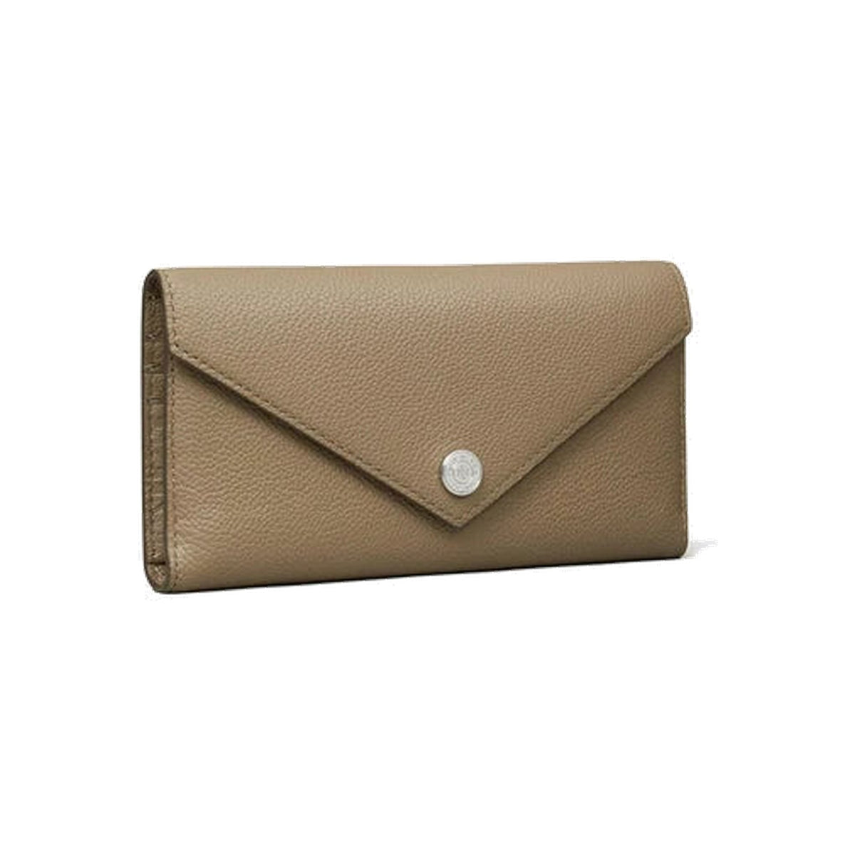 Tory Burch Pebble Envelope Long Wallet Wild Mushroom