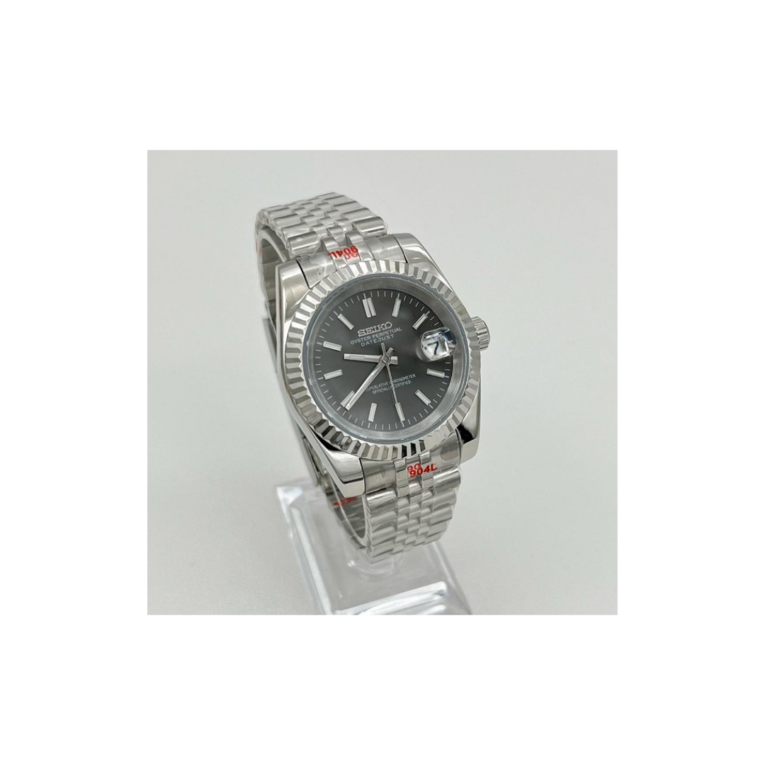 Seiko Mod Datejust Black