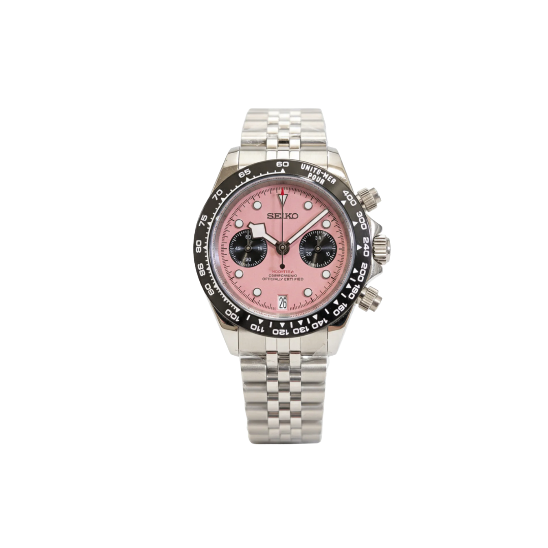 Seiko mod Tudeiko | Chrono Pink