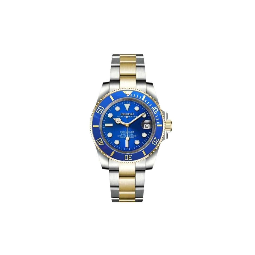 Seiko Mod Blue Royal Submariner