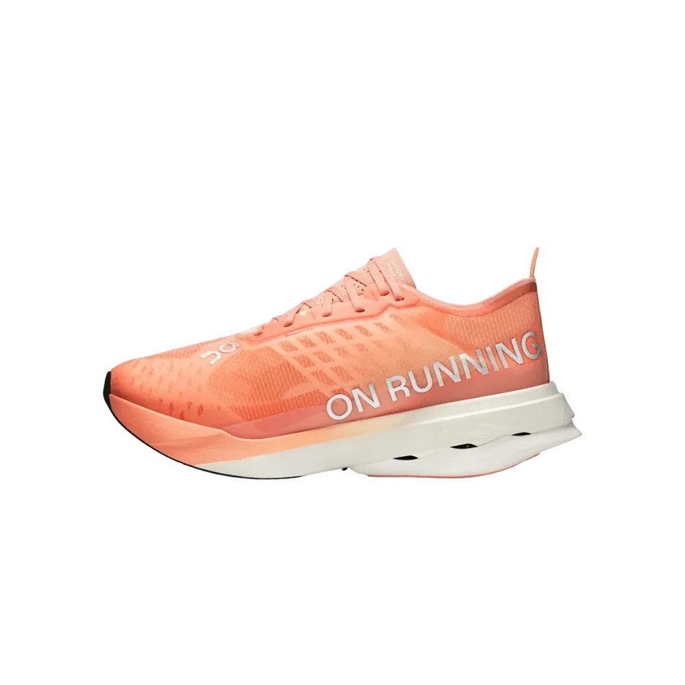 On Running Cloudboom Strike Sunstone White