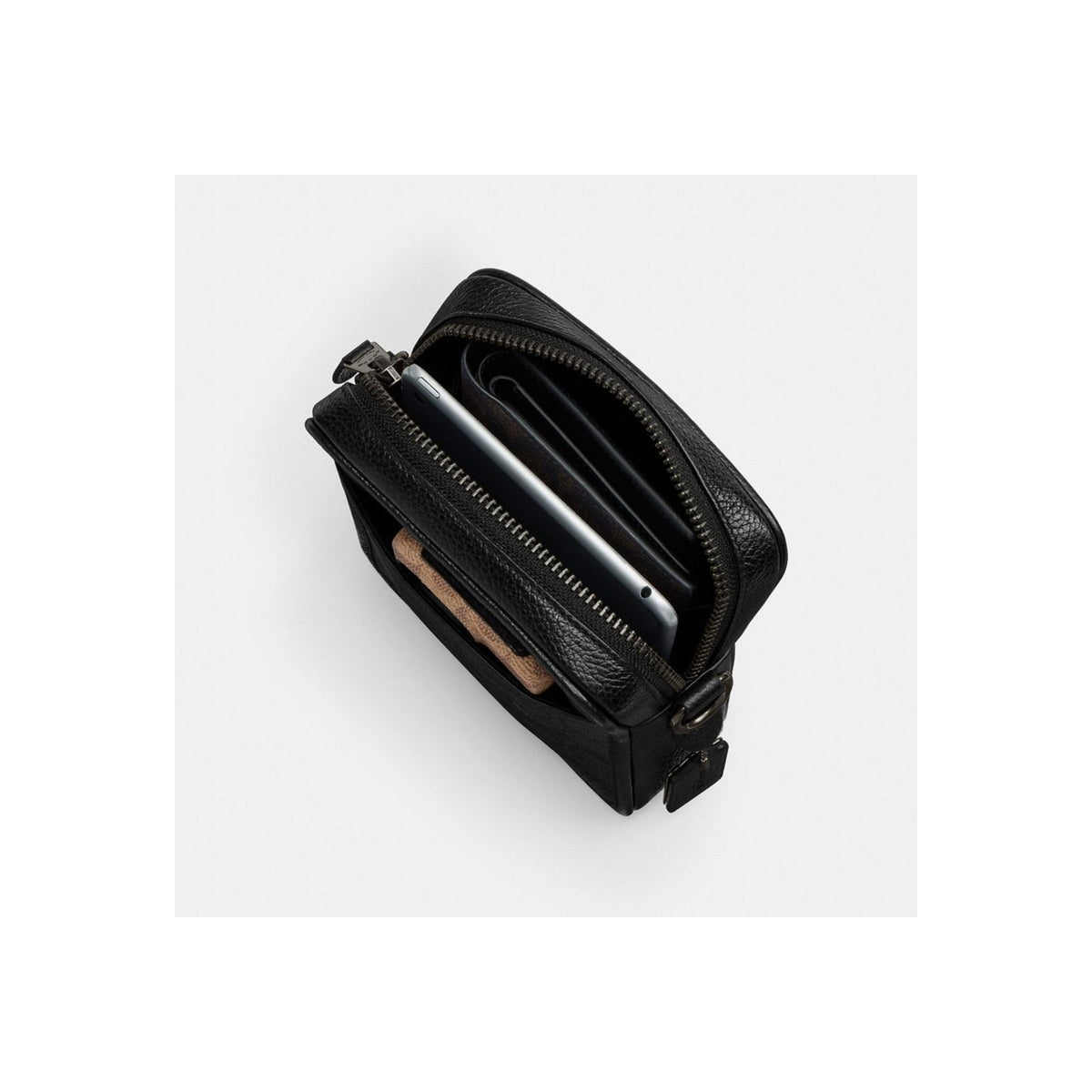 Coach Sullivan Crossbody Bag In Signature Canvas With Patches Gunmetal Charcoal Multi
