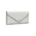 Tory Burch Pebble Envelope Long Wallet Light Titanium