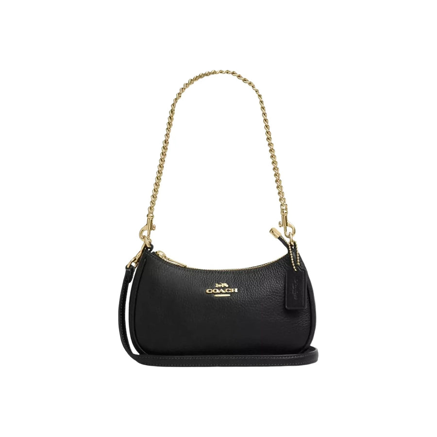 Coach Teri Mini Crossbody Bag in Gold Black