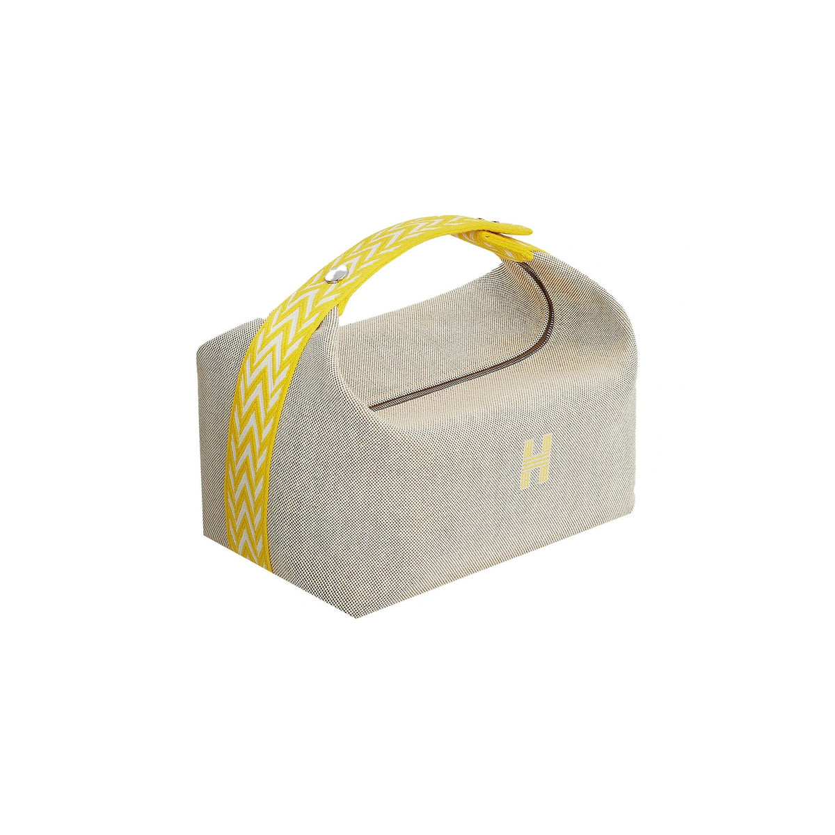 Hermes Case Bride-A-Brac Large Jaune Citron