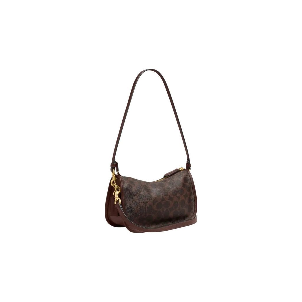 Coach Waverly Bag In Signature Canvas in Brass Maple