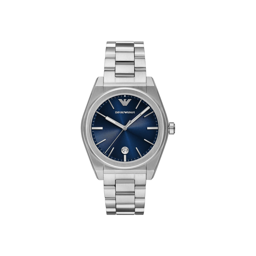 Three-Hand Date Stainless Steel Watch (AR11620)