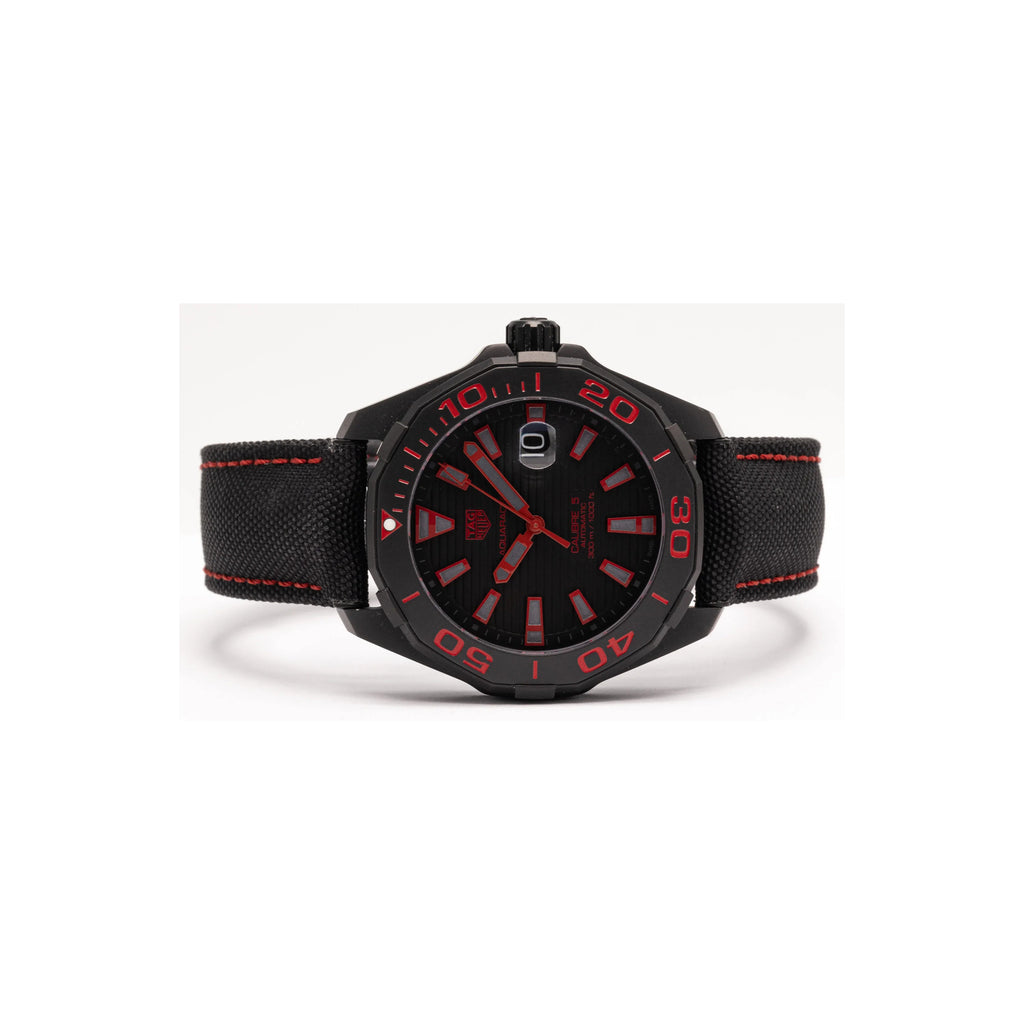 TAG HEUER Aquaracer 300M Caliber 5 Black Titanium Watch
