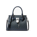 Michael Kors Hamilton Small Signature Logo Satchel Admiral