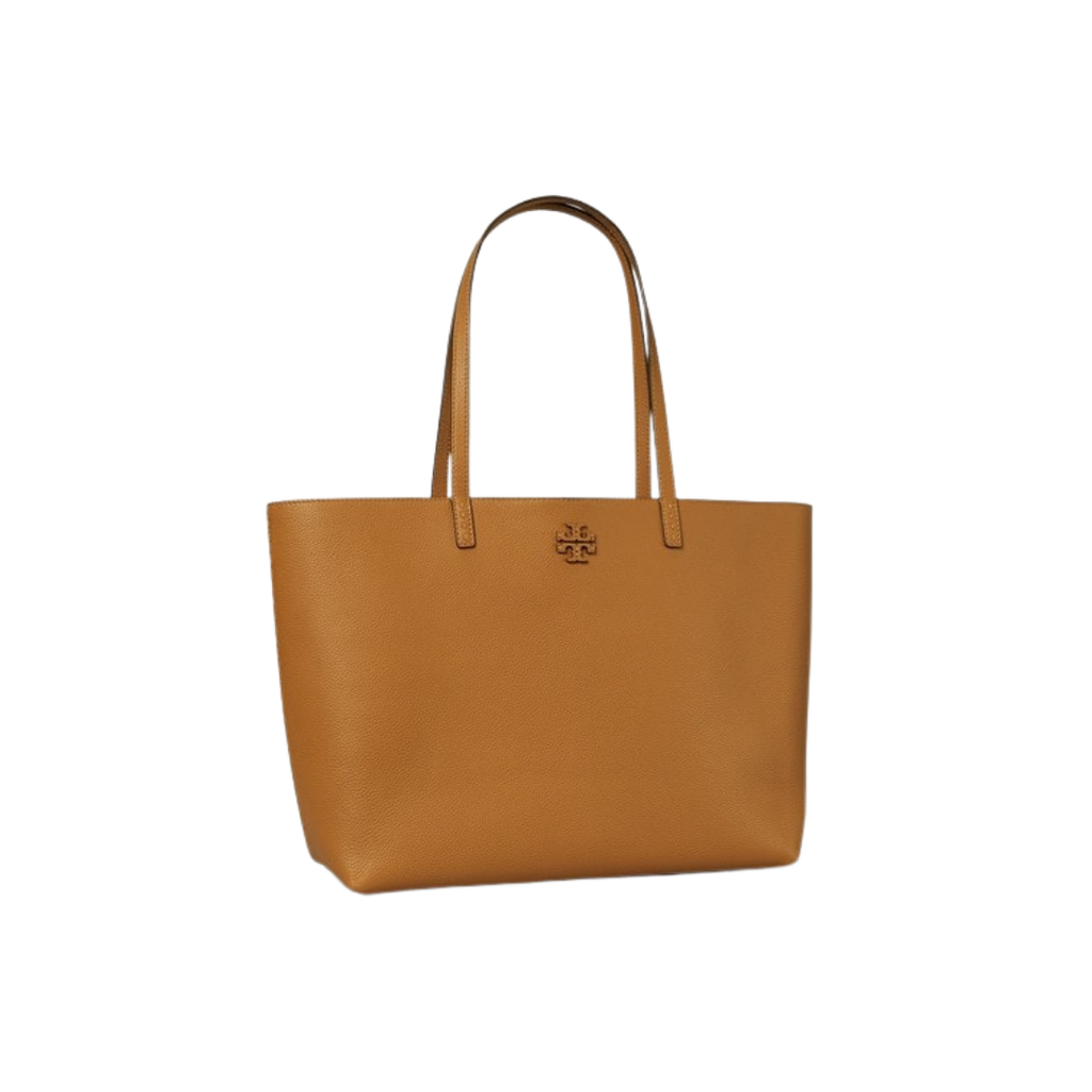Tory Burch Beige Mcgraw Textured Leather Tote