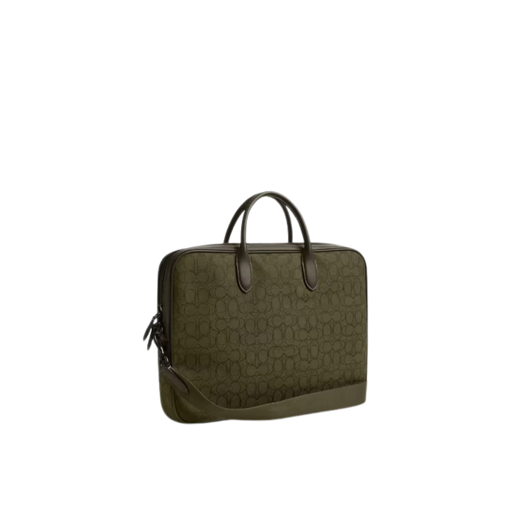 Coach Signature Jacquard Theo Bag