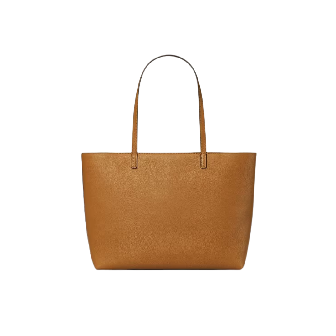 Tory Burch Beige Mcgraw Textured Leather Tote