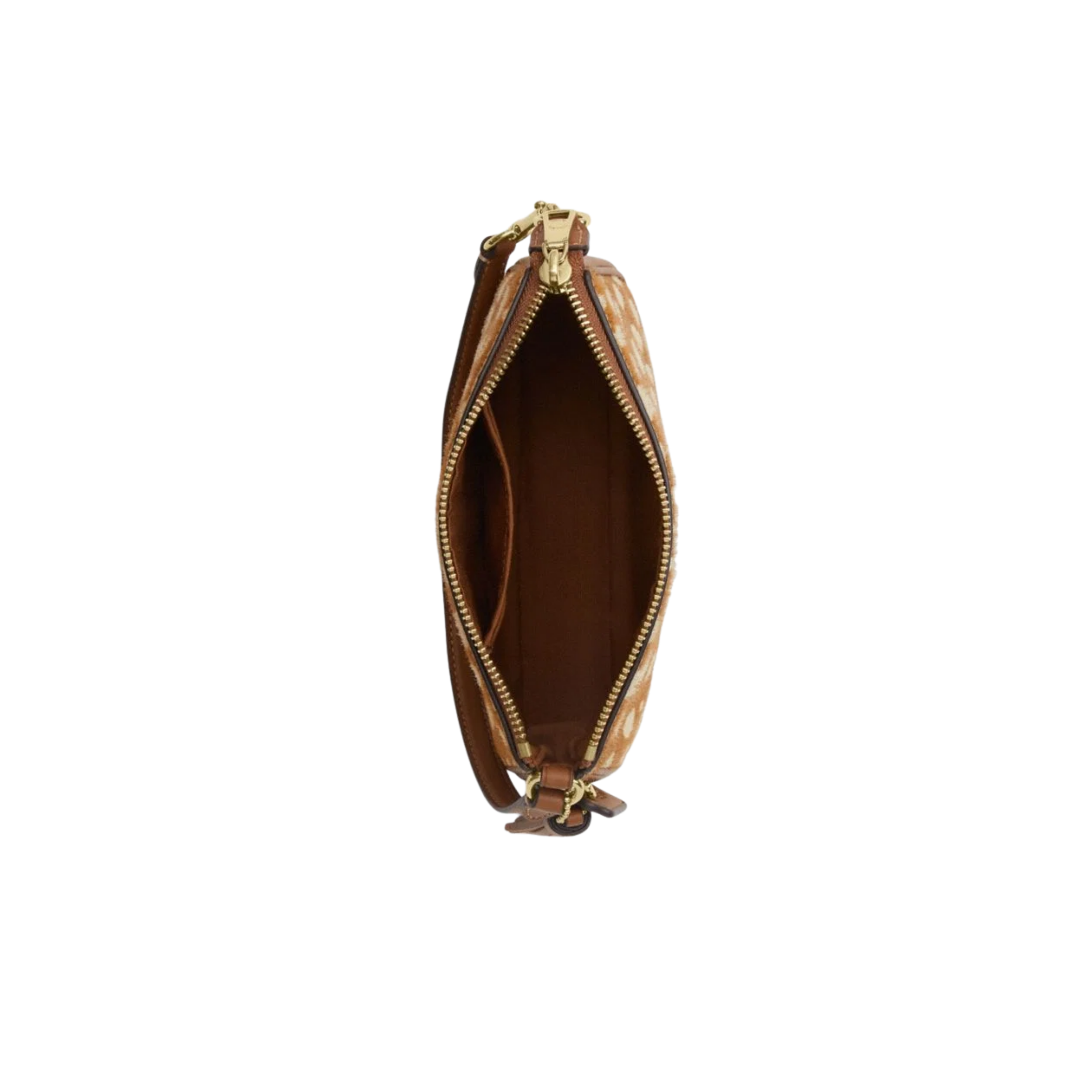 Coach Nolita 19 With Deer Print Gold Brown Multi