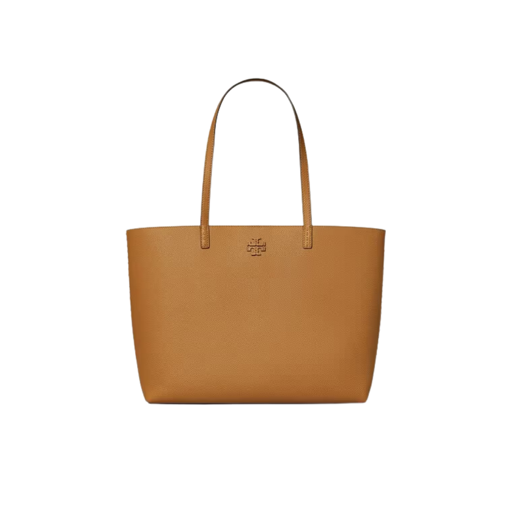 Tory Burch Beige Mcgraw Textured Leather Tote