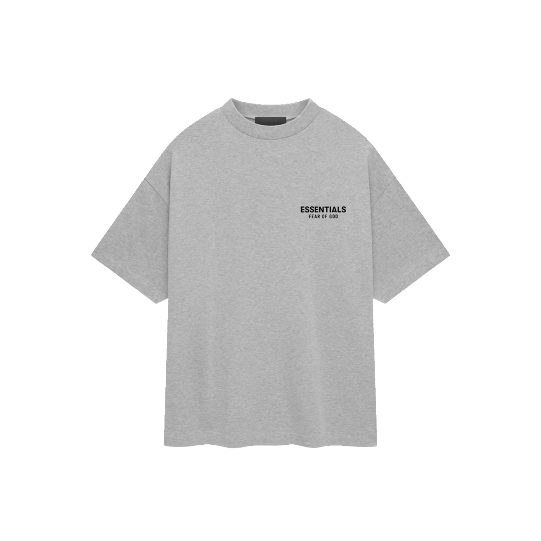Fear of God Essentials Jersey Crewneck T-Shirt Light 'Heather Grey'