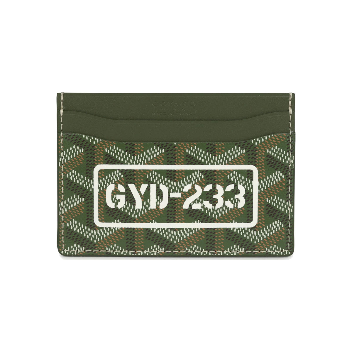 Goyard Goyardine Canvas Khaki Saint-Sulpice Card Wallet