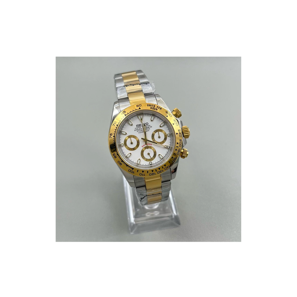 Seiko mod  Cosmograph Daytona Oystersteel and yellow gold