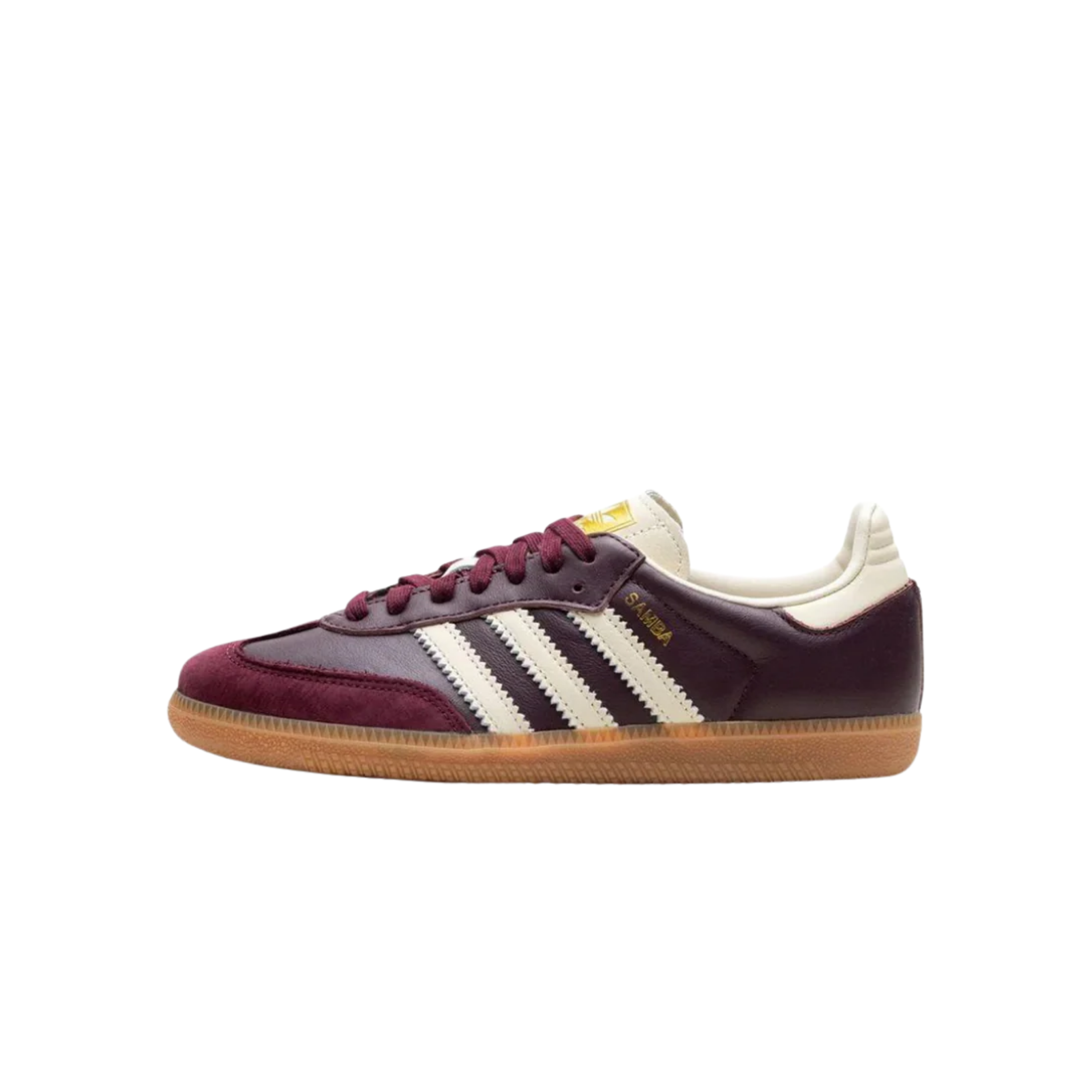 adidas Samba OG Maroon Gold Metallic (W)