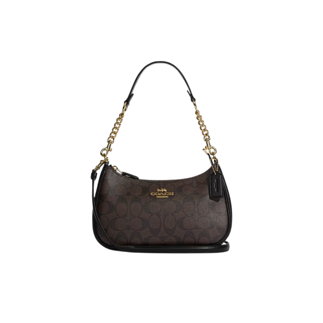 Coach Signature Canvas Teri Shoulder Bag | OS