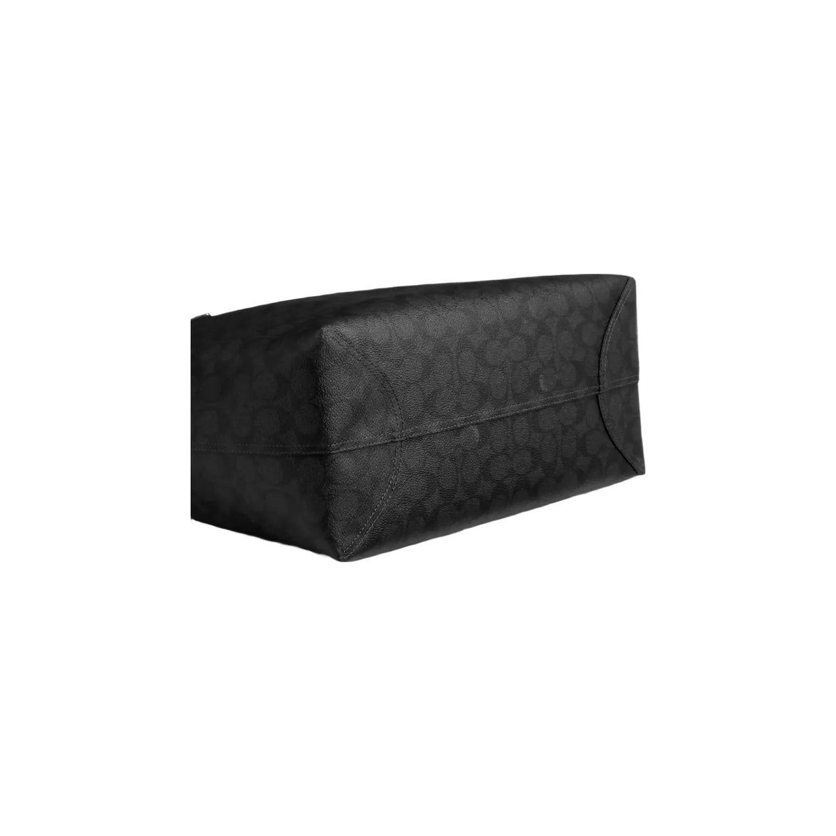 Coach City Tote Bag In Signature Canvas in Gunmetal Charcoal Black