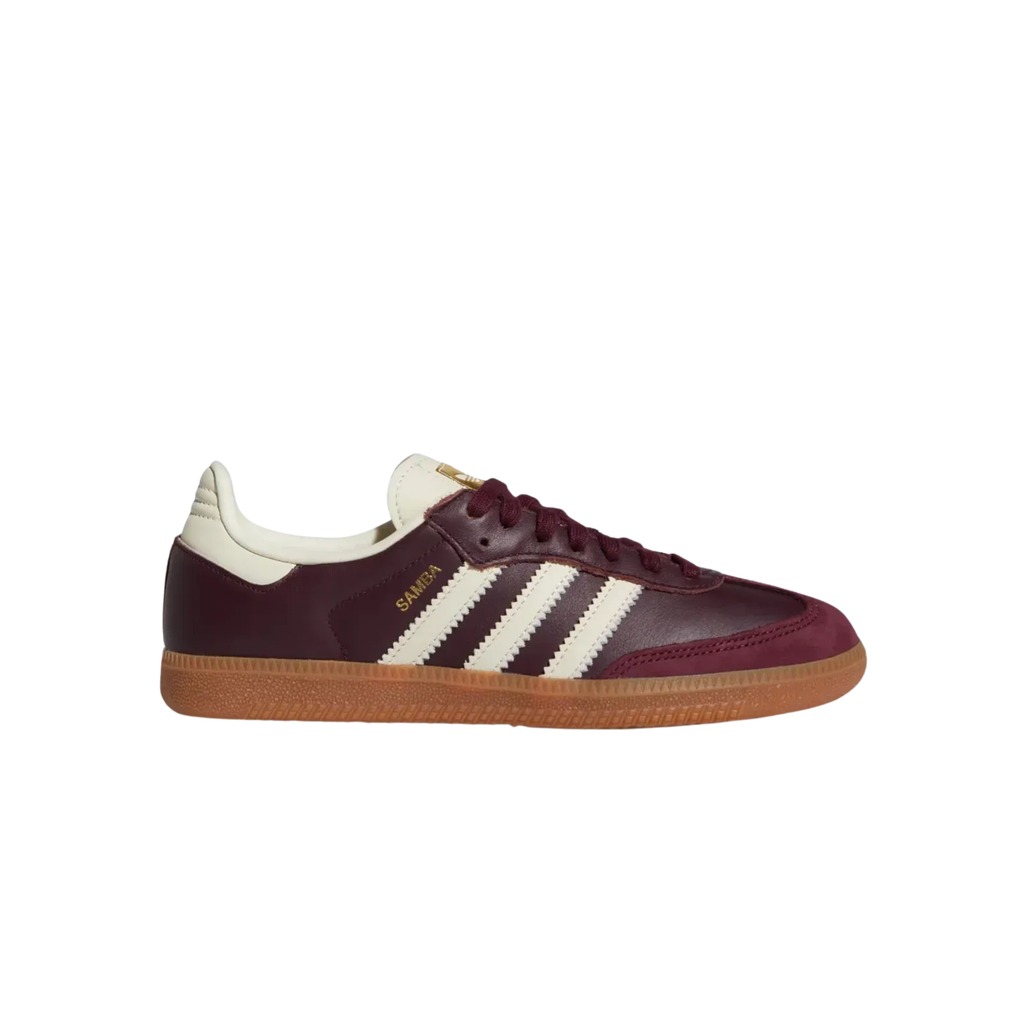 adidas Samba OG Maroon Gold Metallic (W)