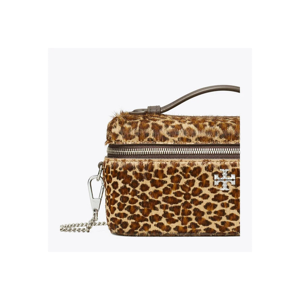 Tory Burch Kira Calf Hair Vanity Case Multi