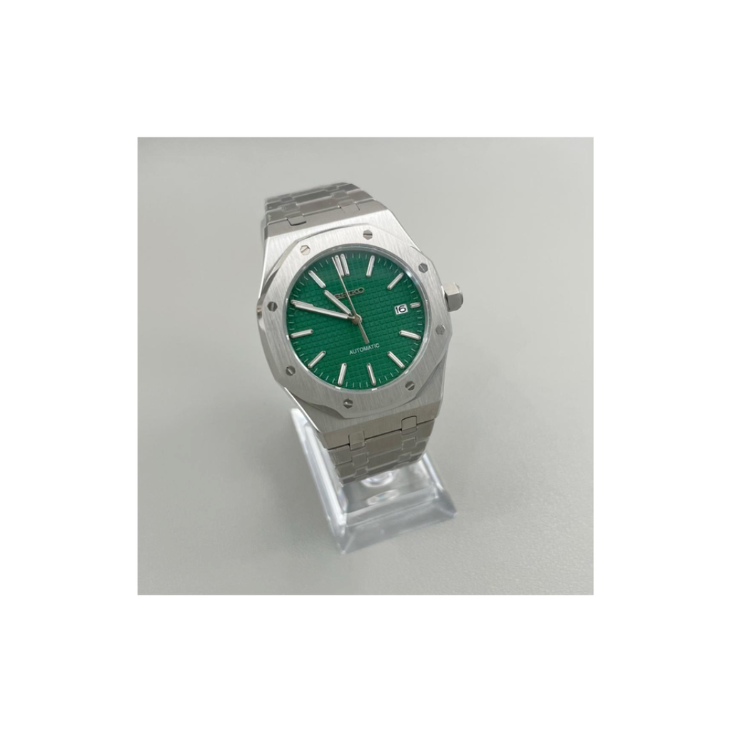 Seiko Mod Royal Oak Green