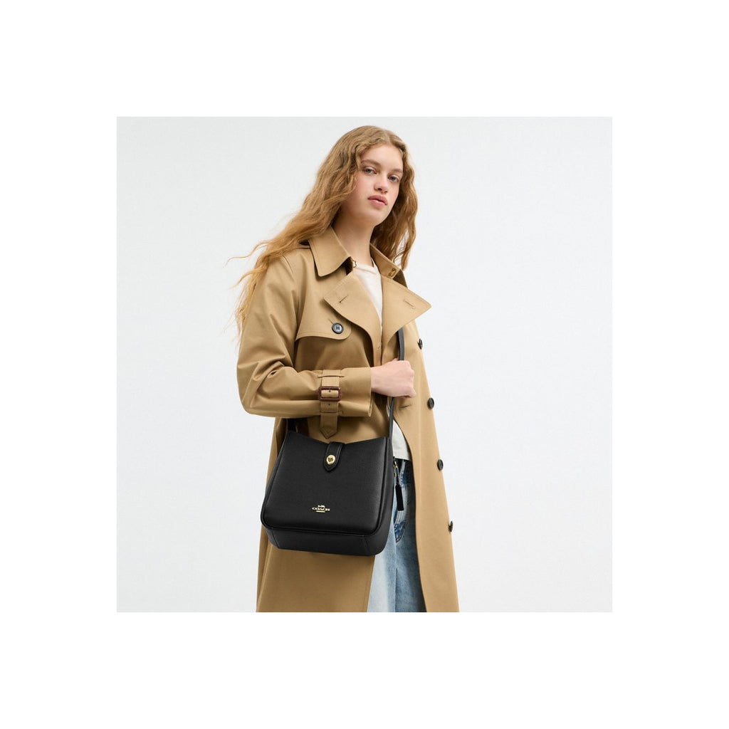 Coach Hadley Convertible Crossbody Bag Gold Black