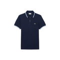 Lacoste Navy Blue Trim Accent L.12.12 Regular Fit Polo T-Shirt
