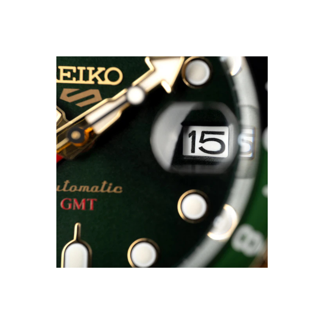 Seiko 5 Sports Forest Green Sunrise - India Limited Edition GMT 42.5 mm